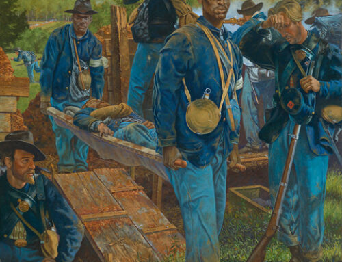 STRETCHER BEARERS, 30″X40″