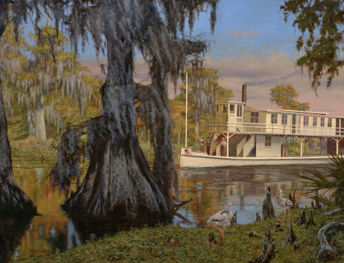 FLORIDA RIVER SCENE, 24″x36″